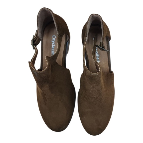 City Classified‎ Womens Chelsea  Size 7 Brown Suede New No Box Tags - Picture 1 of 10